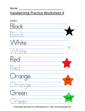 10 Handwriting Worksheets - How is my handwriting ? - TheWorksheets.com