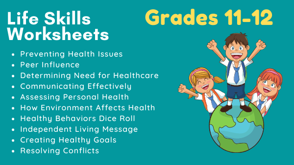 10 amazing health education worksheets life skills grades 11 12 theworksheets com